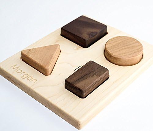 Natural Wood Toy Shapes Puzzle