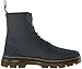 Dr. Martens Men's Combs Nylon Combat Boot, Charcoal, 9 UK/10 M US