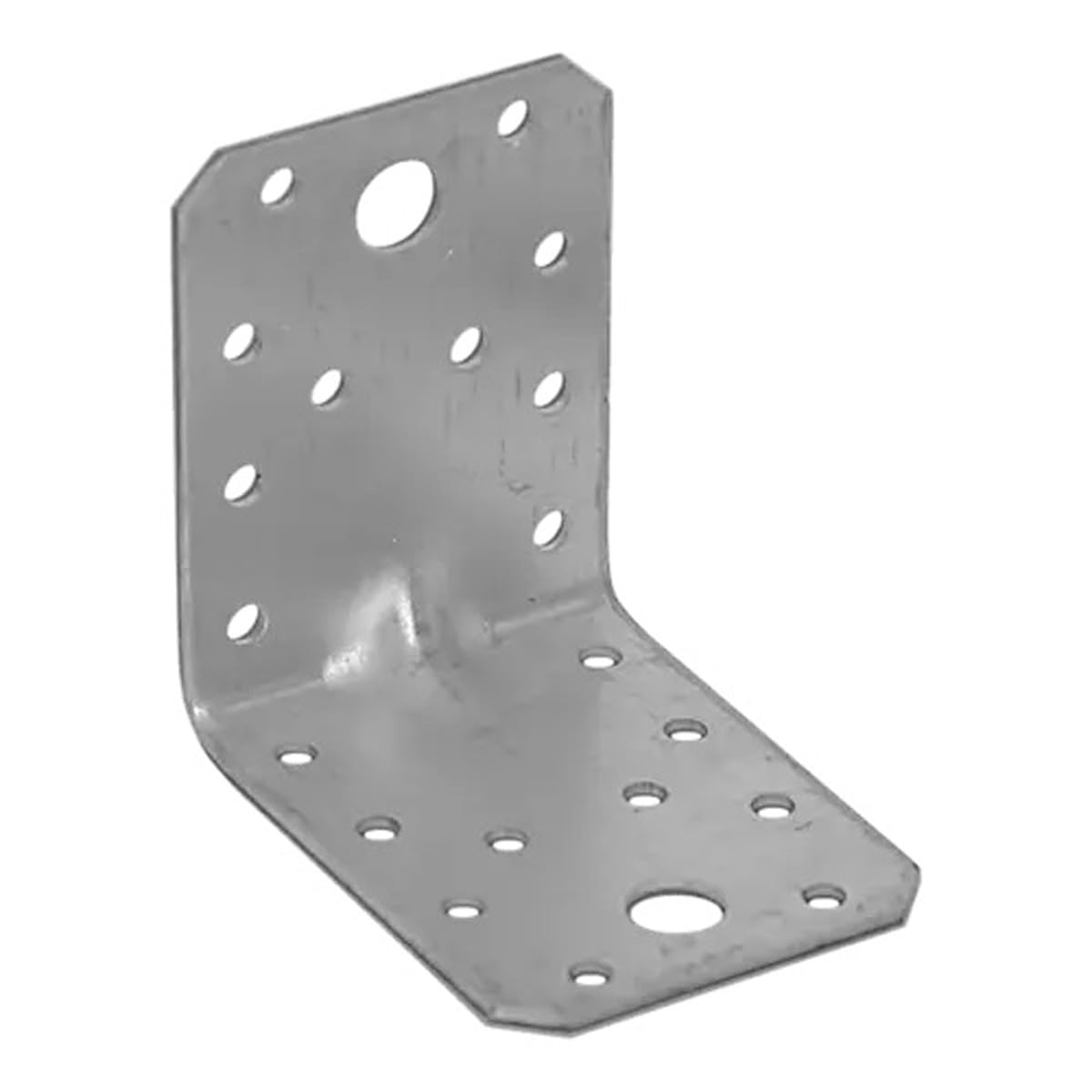 70mm x 70mm x 55mm Heavy Duty with Reinforcment Angle Brackets for Wood Timber Steel Zinc Plated Steel KPL4 (Pack of 20) L14ABC