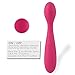 SVAKOM Waterproof Vibrators for Powerful Clitoris and G Spot Stimulation Rechargeable(Nina, Plum Red)