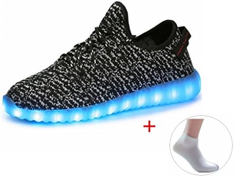 Unisex Adults Light Up Shoes 7 Colors Light USA Flag