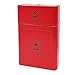 Acelion Waterproof Playing Cards, Black Plastic Playing Cards, 1 Deck of Cards, Poker Cards (Rose Cards Red Tin)
