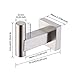 KES SUS 304 Stainless Steel Coat Hook Single Towel/Robe Clothes Hook for Bath Kitchen Garage Heavy Duty Contemporary Square Style Wall Mounted, Brushed Finish, A2260-2