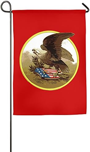 American Eagle US Shield Olive Branch Polyester Home Garden Flag 1218inch