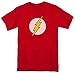 Officially Licensed DC Comics Flash Logo T-Shirt, Red, Medium