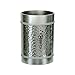 nu steel Hudson Bathroom Tumbler & Makeup Brush Organizer in Premium Polished Stainless Steel for Bathrooms & Vanity Spaces
