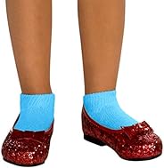 Rubies Wizard of Oz Dorothy Child's Deluxe Sequin Shoes, X-S