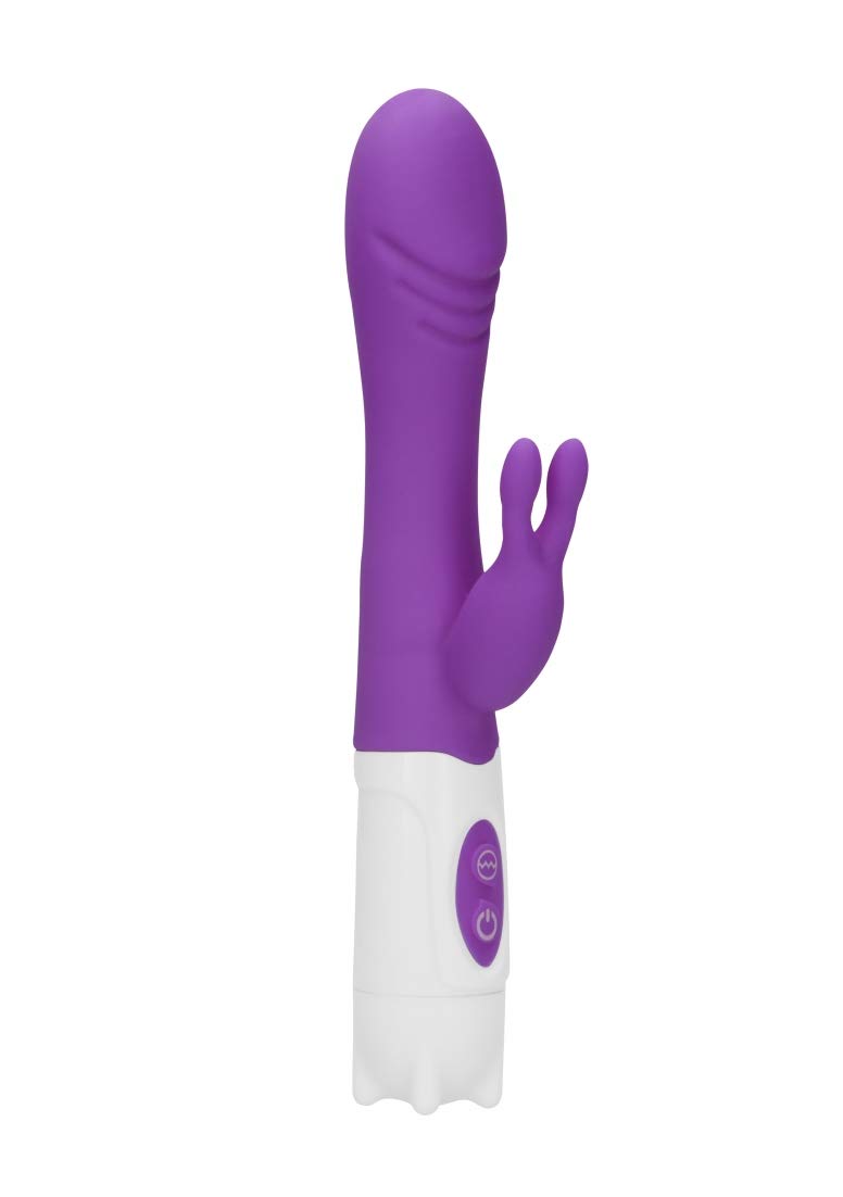 GC. - 10 Speed ​​Silicone Rabbit Vibrator - Violet