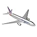 Diecast Airplne 1:400 American B777 Metal 6.3inches（16cm） Plane Model Office Decoration or Gift by LESES