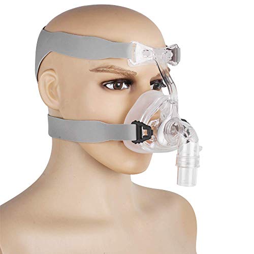 Nose Breathing Mask, IXAER Masks for C-Pap Mask Interface Sleep&Snore Strap with Adjustable Straps Headgear (L)