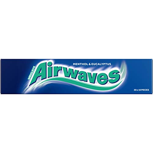 AIRWAVES MENTHOL & EUCALYPTUS SUGARFREE GUM 10 PELLETS – PACK OF 30