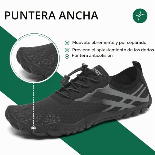 SAGUARO Men's Women's Water Shoes Non-Slip Water Shoes Quick-Drying Beach Shoes for Swimming Surfing Aquatic Pool, Gr.35-48 EU