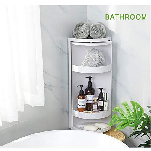 bretoes Multifunction Bathroom Kitchen Corner Locker Cosmetic Storage