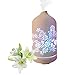 KOKO AROMA Essential Oil Diffuser Aromatherapy Humidifier: Best Floral Ceramic Infuser 120mL 7 Color LED NightLights Cool Mist Air Defuser Auto Shut-Off for Home Office Bedroom Baby Yoga