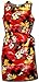Pacific Legend Sunset Palm Hawaiian Dress - Womens Hawaiian Dress - Aloha Dress - Hawaiian Clothing - 100% Cotton Red Large