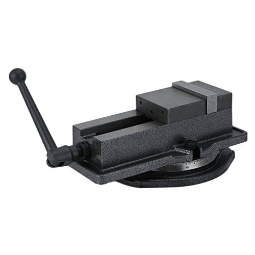 Simoner Lock Down Milling Machine Vise, High Precision Milling Vice - 4/6-Inch Jaw Width - Drill Press Vise, Milling Drilling Machine Bench Clamp Clamping Vice With Base (4'')