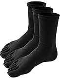 HASLRA Men's No Show Premium Toe Crew Socks Various Types 2-3 Pairs