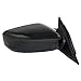 Brock Aftermarket Replacement Part Passenger Side Power Mirror Paint-to-Match Black without Heat-Signal Compatible with 2013-2018 Nissan Altima Sedan