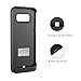 Galaxy S7 Edge Battery Case 5000mAh ,HETP Portable Charging Case for Samsung Galaxy S7 Edge Rechargeable Extended Battery Pack for S7 Edge Protective Backup Power Bank - Black