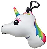 iscream X-Pressive! Emoji Marshmallow Scented Unicorn Mini Microbead Pillow Backpack Charm