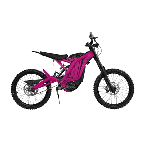 Surron Light Bee Graphics Kit Wrap - Solid Hot Pink - Sur-Ron Skin - Premium 3M…