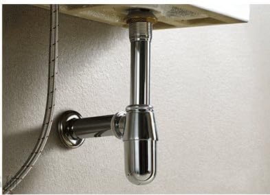 Licherry Chrome Bottle Trap Basin Waste Bathroom Sink Pipe Adjustable Height&amp; Outlet