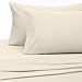 Amazon Brand – Pinzon 300 Thread Count Percale Cotton Sheet Set - Twin XL, Ivory