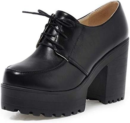 platform heel oxfords