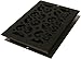 Decor Grates ST612W Scroll Design Wall/Ceiling Register, 6x12 Inches, Textured Black
