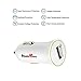 Quick Car Charger QC3.0 PowerMore USB 1 Port Fast Charge [QC2.0 Compatible] for Galaxy S6 S7, Note 4 5, LG G3 G4, HTC M8 M9 (Micro-B)
