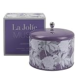 LA JOLIE MUSE Lavender Scented Candle - 13Oz Large Tin Soy Candles, 2 Wicks Aromatherapy Candles, Stress Relief Candle