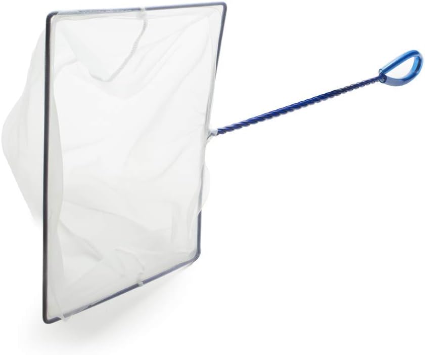 Interpet Fine Mesh Aquarium Catch Net Extra Large 7 x 10 White/Blue