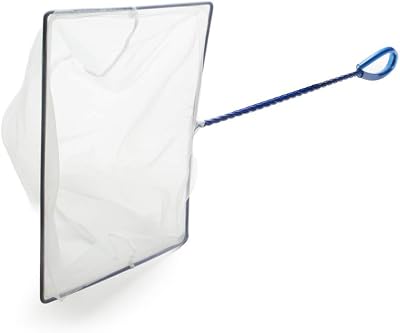 Interpet Fine Mesh Aquarium Catch Net Extra Large 7 x 10 White/Blue