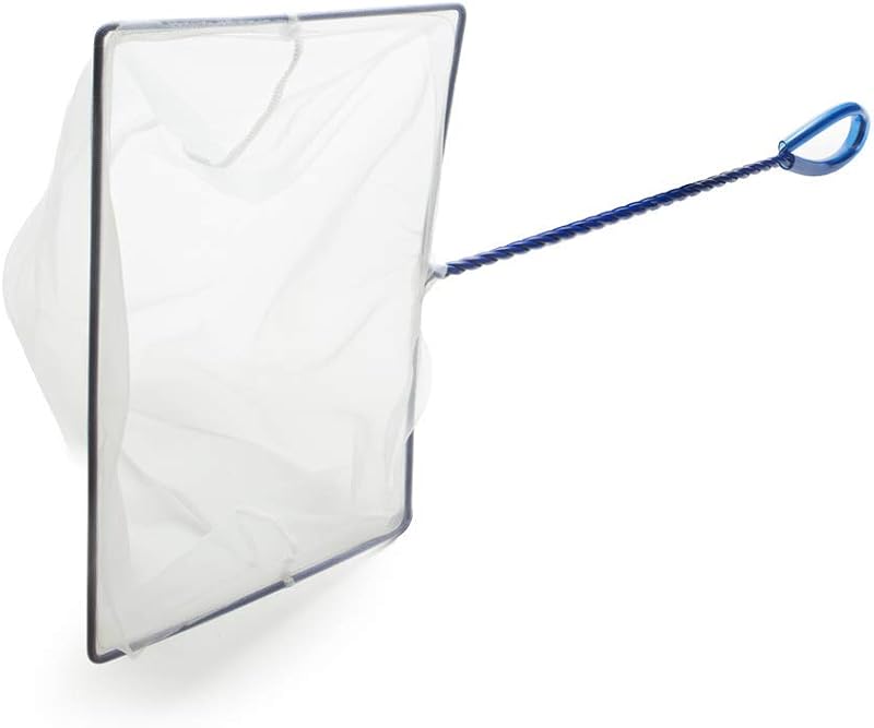 Interpet Fine Mesh Aquarium Catch Net Extra Large 7 x 10 White/Blue