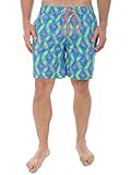 Men's Flamingo Beach Shorts - Bright Neon Short Shorts