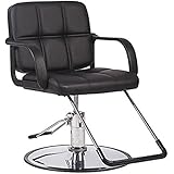 Hydraulic Salon Chair for Hair Cutting Styling Facial Waxing Makeup