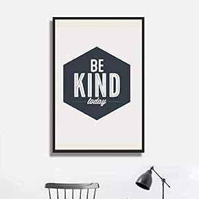 Framed Canvas Wall Art for Living Room, Bedroom Quotes Canvas Prints for Modern Home Decoration Ready to Hang - 16"x24" inches