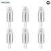 Philips LED T3 Capsule Non-Dimmable 12-Volt Accent Light Bulb: 200-Lumen, 3000-Kelvin, 2-Watt (20-Watt Equivalent), G4 Base, Bright White, 6-Pack