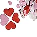 Foam Adhesive Hearts, 540-600pcs Mixed Foam Heart EVA Stickers,Self Adhesive DIY Craft Sticker Embellishment for Kids & Home Decoration (Colorful)