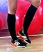 TeBo Compression Socks - for Athletic Running / Flight Travel S/M Black