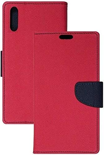 RidivishN® Samsung Galaxy A7 (2018) Flip Cover Cases/Shock Proof 360 Degree Dual Protection Light Weight Wallet Flip Cover case for Samsung Galaxy a7 (Red)