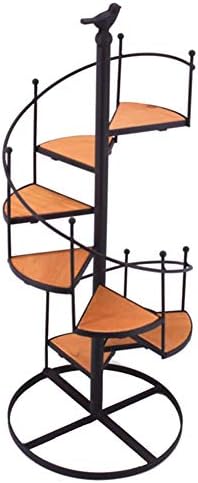 Tomobile Nordic Style Iron Spiral Stair Plant/Decor Stand Shelf Holds