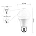 Boxlood 12W Motion Sensor Light Bulb, Movement Activated LED Bulb with Dusk to Dawn, 1000LM(100W Halogen Equivalent), A19, E26, 3000K Warm White for Outdoor/Indoor Front Door,Stairs,Porch,2PACK
