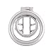 TERNENCE Stainless Steel Small Male Chastity Device Ergonomic Design Cock Cage S240 (1.57 inch / 40mm)