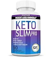 Keto Diet Pills-Fast Slim Pro for Easy ketosis 90 Capsules-Burn Fat Control Weight 4 in 1 Apple C...