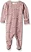 L'ovedbaby Unisex Baby Organic Snap Footie (Seafoam Birds, 6-9m)