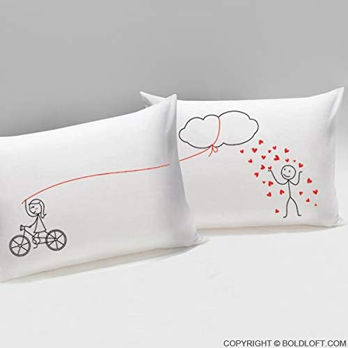 Cusion covers per7gper7g for Boyfriend Husband Gift Dating for Him Couples Gift BoldLoft Shower with Love Couple Pillowcases