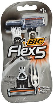 Bic Flex 5 Disposable Razors - 2 ct, Pack of 5