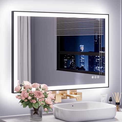 LED Bathroom Mirror with Lights Dimmable 3 Colors