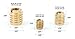 E-Z LOK Threaded Insert for Hard Wood Assortment Kit Brass Thread Inserts 6-32 to 3/8-16